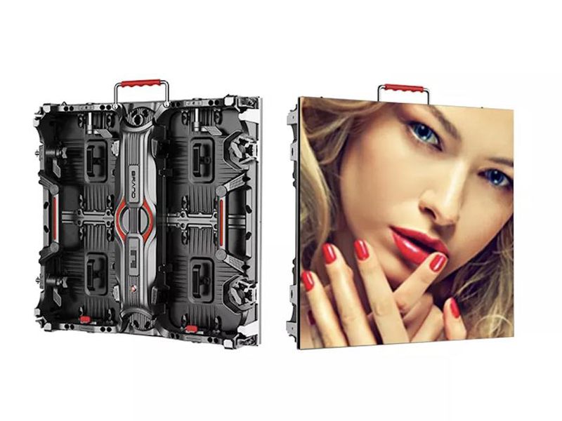 P3.91 500x500 outdoor rental LED screen with hard-connection
